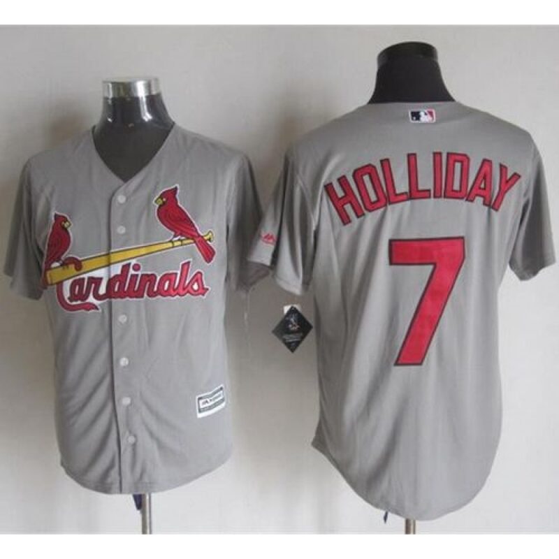 68634d44ead3f_1 Cardinals #7 Matt Holliday Grey New Cool Base Stitched MLB Jersey