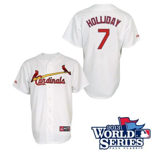 68634d719e4b3_1 Cardinals #7 Matt Holliday White Cool Base 2013 World Series Patch Stitched MLB Jersey