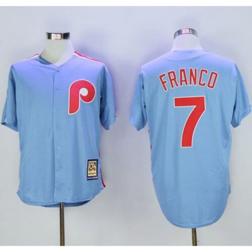 68634d7f761b0_1 Phillies #7 Maikel Franco Light Blue Cooperstown Stitched MLB Jersey