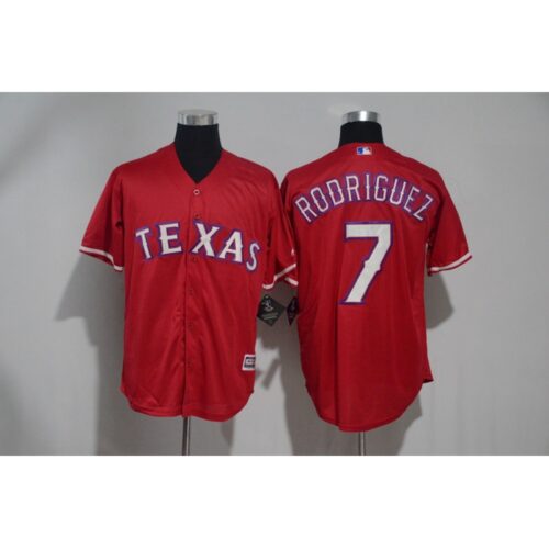 68634db25c102_1 Men's Texas Rangers #7 ivan Rodriguez Red Cool Base Stitched MLB Jersey