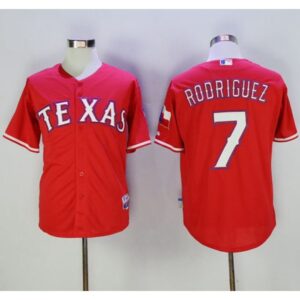 68634dbd7f934_1 Rangers #7 ivan Rodriguez Red Cool Base Stitched MLB Jersey