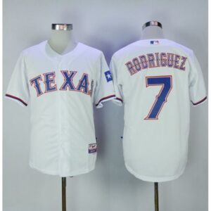 68634dc0967ed_1 Rangers #7 ivan Rodriguez White Cool Base Stitched MLB Jersey
