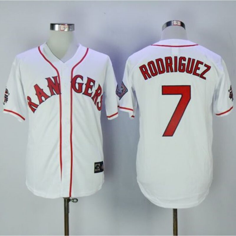 68634dc3c5988_1 Rangers #7 ivan Rodriguez White Throwback Stitched MLB Jersey