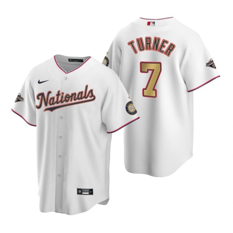 68634dd1883ca_1 Men's Washington Nationals #7 Trea Turner White 2020 Gold Program Stitched Championship Jersey