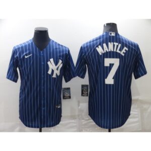 68634dee4974b_1 Men's New York Yankees #7 Mickey Mantle Navy Cool Base Stitched Jersey