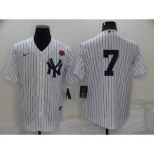 68634dff57b08_1 Men's New York Yankees #7 Mickey Mantle White Cool Base Stitched Baseball Jersey