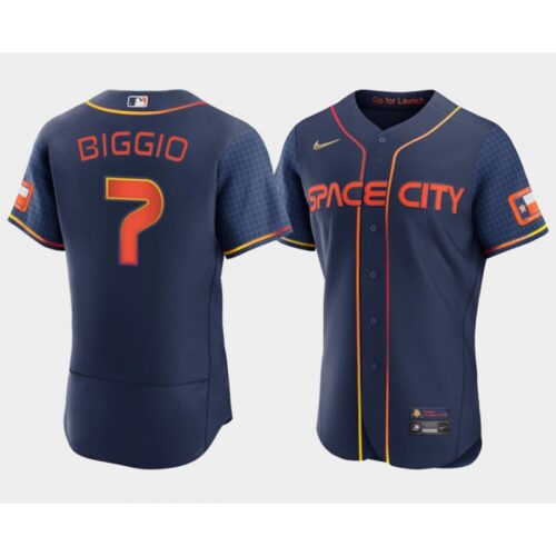 68634eb451f8d_1 Men's Houston Astros #7 Craig Biggio 2022 Navy City Connect Flex Base Stitched Baseball Jersey