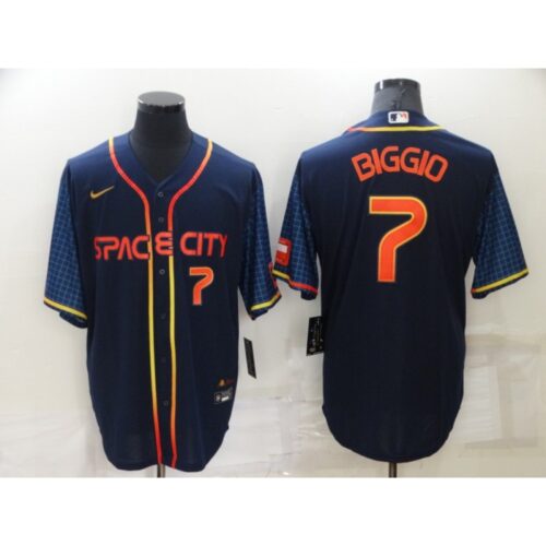 68634eb7a3ed2_1 Men's Houston Astros #7 Craig Biggio 2022 Navy City Connect Cool Base Stitched Jersey