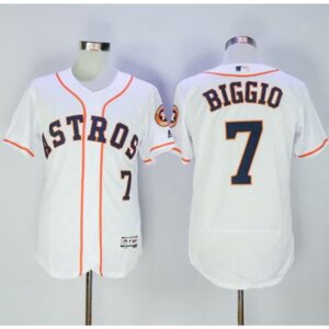 68634edf830fa_1 Astros #7 Craig Biggio White Flexbase Authentic Collection Stitched MLB Jersey