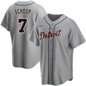 68634ef13f712_1 Men's Detroit Tigers #7 Jonathan Schoop Grey Cool Base Stitched Jersey