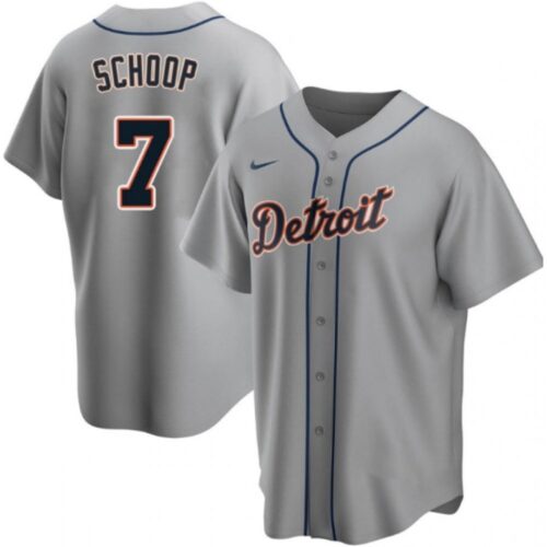 68634ef13f712_1 Men's Detroit Tigers #7 Jonathan Schoop Grey Cool Base Stitched Jersey