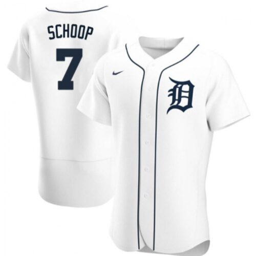 68634efbc33cc_1 Men's Detroit Tigers #7 Jonathan Schoop White Flex Base Stitched Jersey