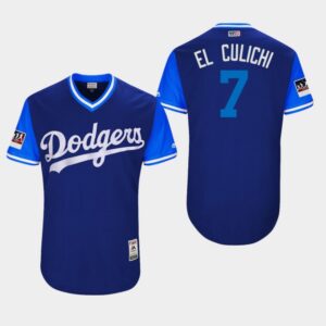 68634f4607177_1 Men's Los Angeles Dodgers #7 Julio Urias "EL CULiCHi" Blue Players Weekend Stitched Jersey