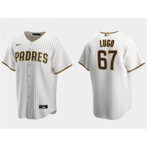 6863517e6404c_1 Men's San Diego Padres #67 Seth Lugo White Cool Base Stitched Jersey