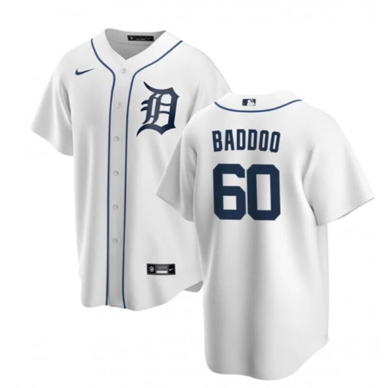 6863528675e1f_1 Men's Detroit Tigers #60 Akil Baddoo White Cool Base Stitched Jersey