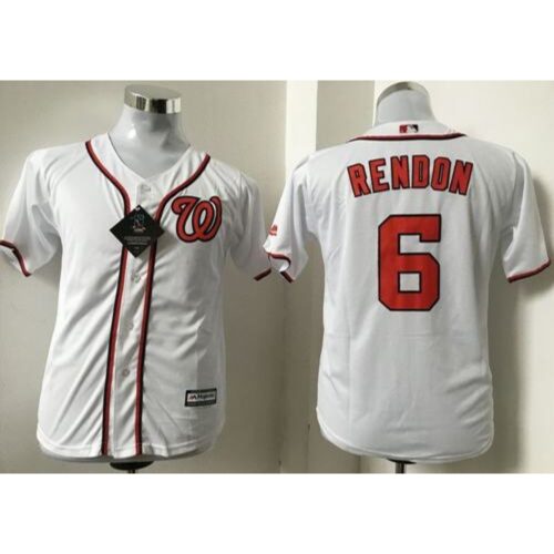 686352bed64c3_1 Nationals #6 Anthony Rendon White Cool Base Stitched Youth MLB Jersey