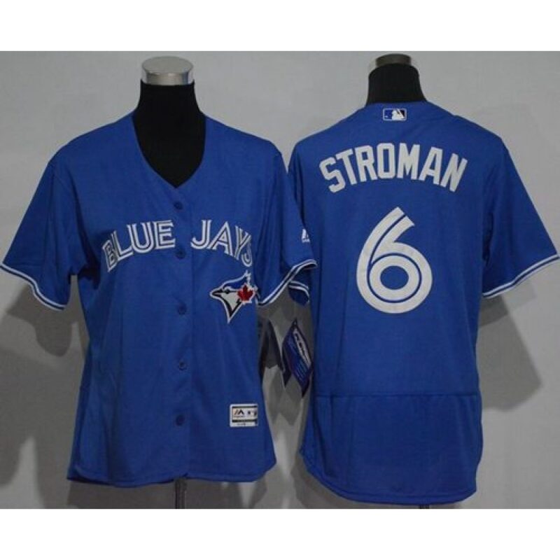 686352c7d64af_1 Blue Jays #6 Marcus Stroman Blue Flexbase Authentic Women's Stitched MLB Jersey