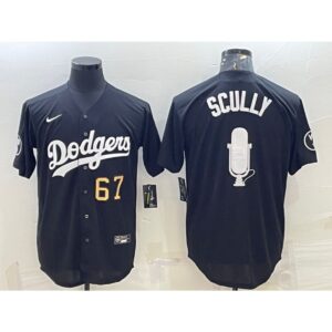 68635314ddea1_1 Men's Los Angeles Dodgers #67 Vin Scully Black Big Logo With Vin Scully Patch Stitched Jersey