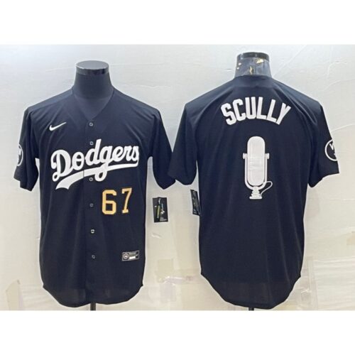 68635314ddea1_1 Men's Los Angeles Dodgers #67 Vin Scully Black Big Logo With Vin Scully Patch Stitched Jersey