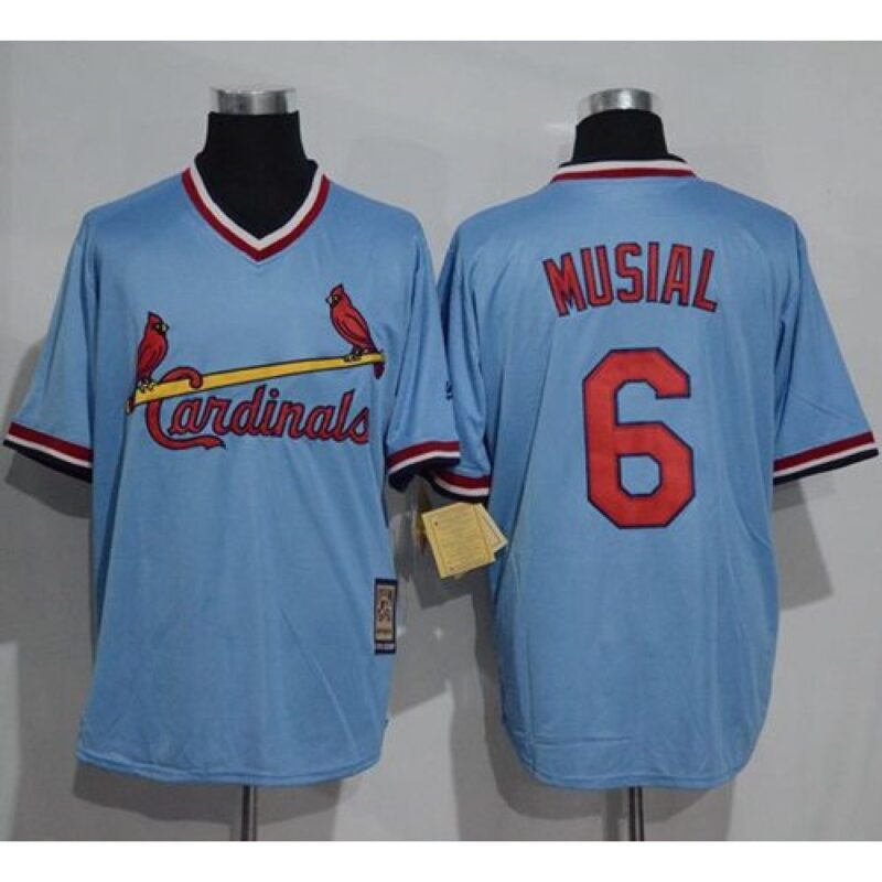 686353bd8a297_1 Cardinals #6 Stan Musial Blue Cooperstown Throwback Stitched MLB Jersey