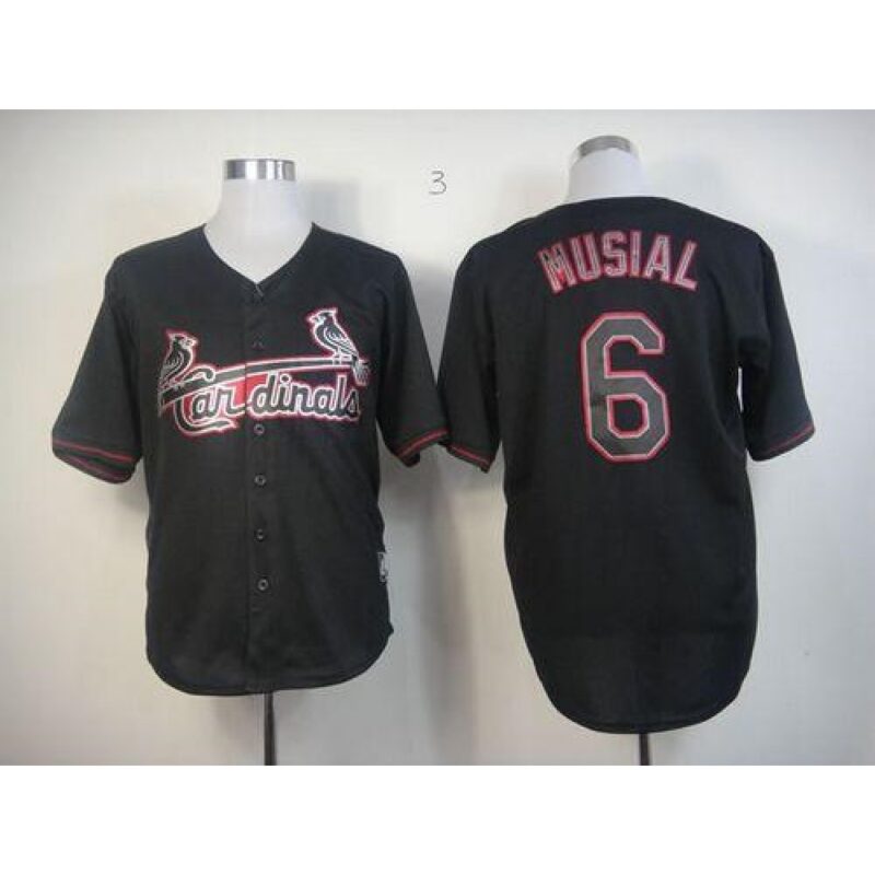 686353c3f2a9a_1 Cardinals #6 Stan Musial Black Fashion Stitched MLB Jersey
