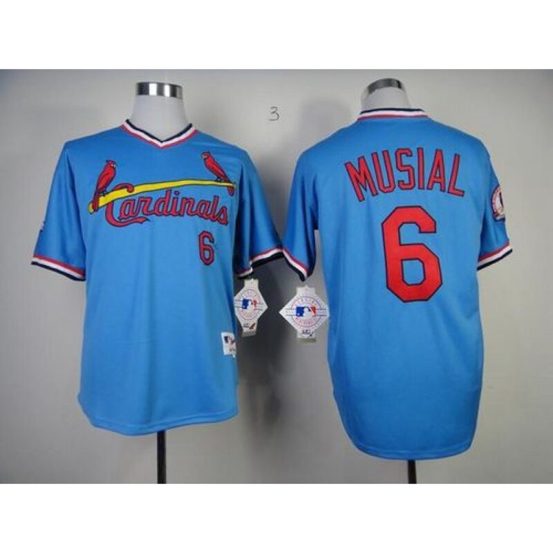 686353ca8a6ee_1 Cardinals #6 Stan Musial Blue 1982 Turn Back The Clock Stitched MLB Jersey