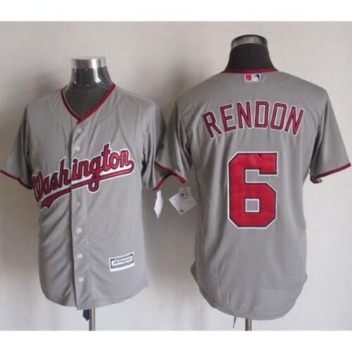 6863542bba08e_1 Nationals #6 Anthony Rendon Grey New Cool Base Stitched MLB Jersey
