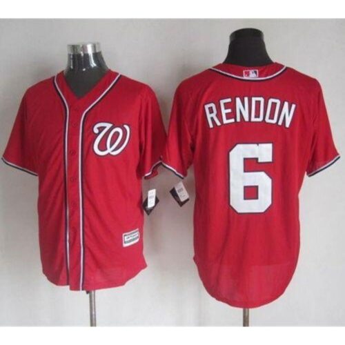 68635439f16bf_1 Nationals #6 Anthony Rendon Red New Cool Base Stitched MLB Jersey