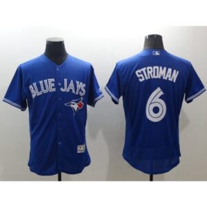 6863544e1d0bc_1 Blue Jays #6 Marcus Stroman Blue Flexbase Authentic Collection Stitched MLB Jersey