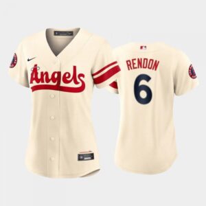 686354ad785db_1 Women's Los Angeles Angels #6 Anthony Rendon 2022 Cream City Connect Stitched Baseball Jersey(Run Small)