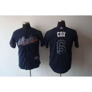 686354ca7471b_1 Braves #6 Bobby Cox Blue Stitched MLB Jersey