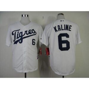 686355518fe78_1 Tigers #6 Al Kaline White "Los Tigres" Stitched MLB Jersey
