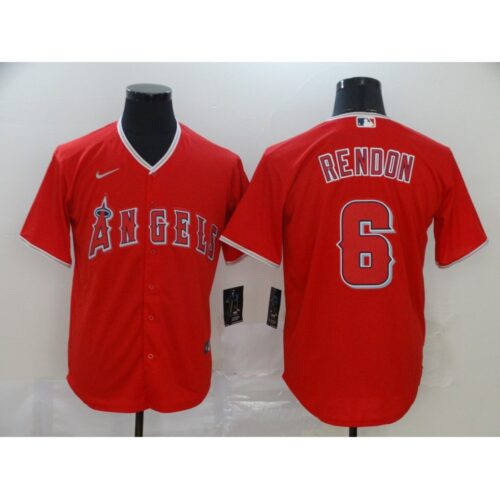 686355ac43633_1 Men's Los Angeles Angels #6 Anthony Rendon Red Cool Base Stitched MLB Jersey