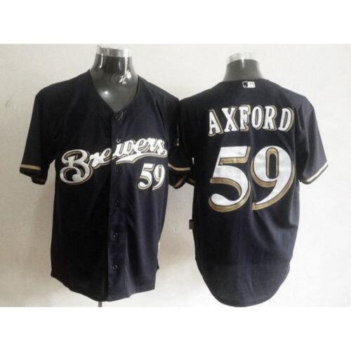 686355dc8abd5_1 Brewers #59 John Axford Blue Cool Base Stitched MLB Jersey