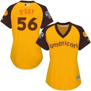 6863570deb9a1_1 Orioles #56 Darren O'Day Gold 2016 All-Star American League Women's Stitched MLB Jersey