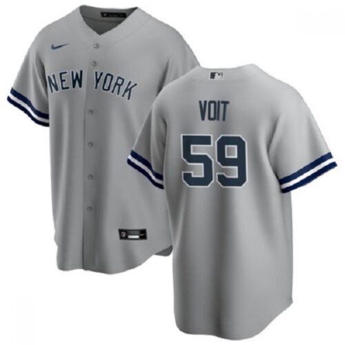 6863571eb49b4_1 Men's New York Yankees #59 Luke Voit Gray Cool Base Stitched Jersey