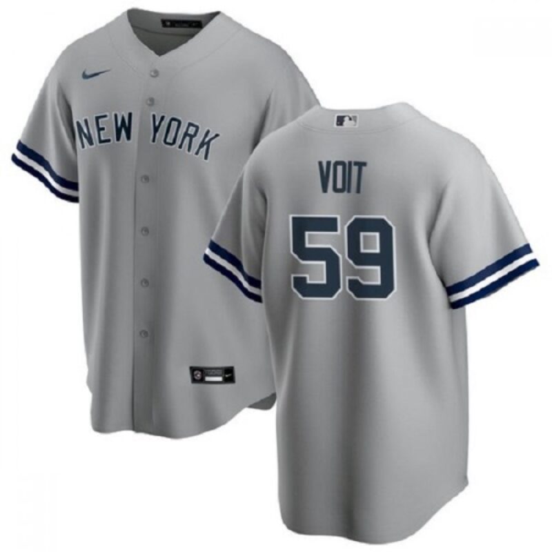 6863571eb49b4_1 Men's New York Yankees #59 Luke Voit Gray Cool Base Stitched Jersey