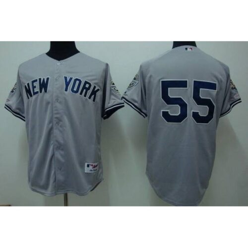 6863586aa66f6_1 Yankees #55 Hideki Matsui Stitched Grey Youth MLB Jersey