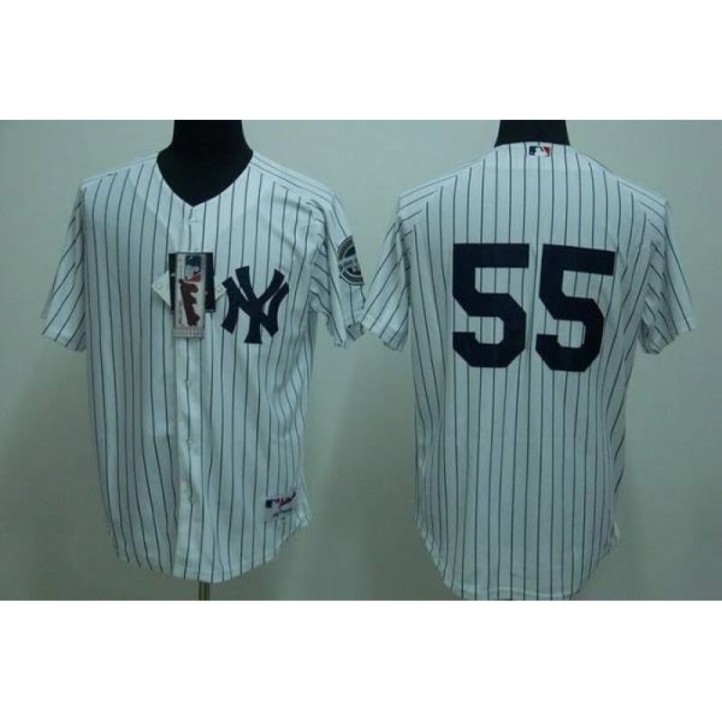 6863586d17e3e_1 Yankees #55 Hideki Matsui Stitched White Youth MLB Jersey