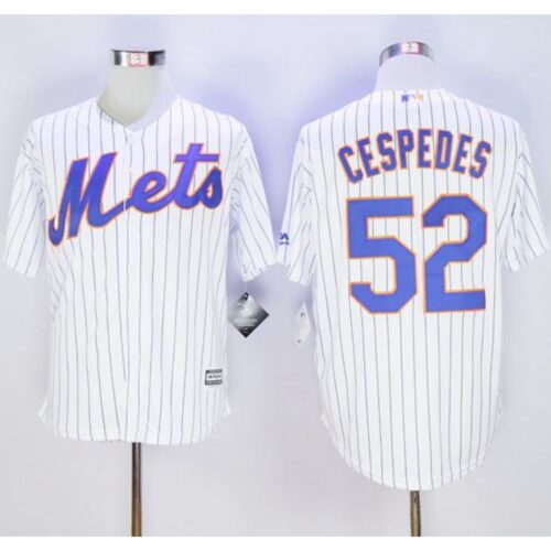 686359f2ae8c6_1 Mets #52 Yoenis Cespedes White(Blue Strip) New Cool Base Stitched MLB Jersey