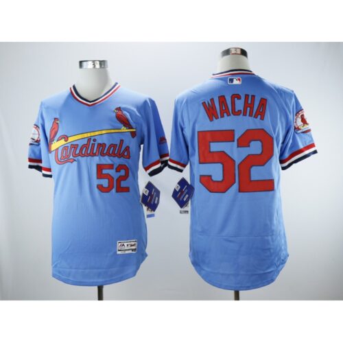 68635a09d8432_1 Men's St.Louis Cardinals #52 Michael Wacha Light Blue Cooperstown Collection Flexbase Stitched MLB Jersey