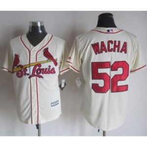 68635a1094ef0_1 Cardinals #52 Michael Wacha Cream New Cool Base Stitched MLB Jersey