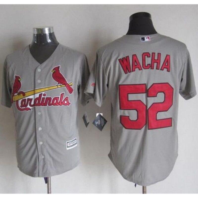 68635a17257da_1 Cardinals #52 Michael Wacha Grey New Cool Base Stitched MLB Jersey