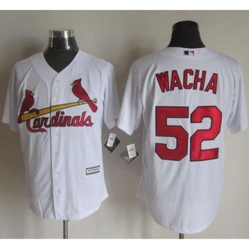 68635a20e9a4d_1 Cardinals #52 Michael Wacha White New Cool Base Stitched MLB Jersey