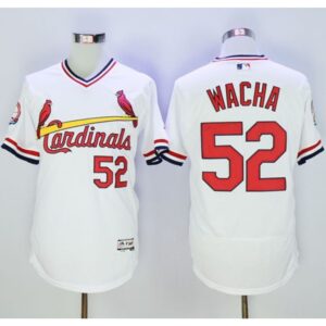 68635a279c071_1 Cardinals #52 Michael Wacha White Flexbase Authentic Collection Cooperstown Stitched MLB Jersey