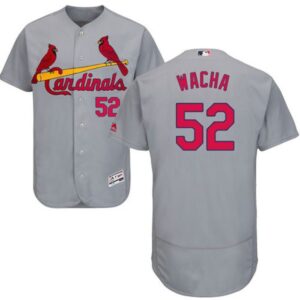 68635a2b1af8b_1 Cardinals #52 Michael Wacha Grey Flexbase Authentic Collection Stitched MLB Jersey