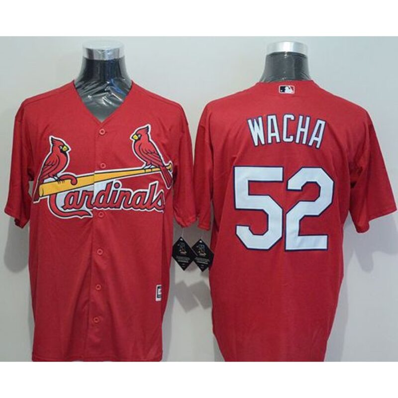 68635a381a2f2_1 Cardinals #52 Michael Wacha Red New Cool Base Stitched MLB Jersey