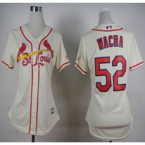 68635a422cf1c_1 Cardinals #52 Michael Wacha Cream Alternate Women's Stitched MLB Jersey