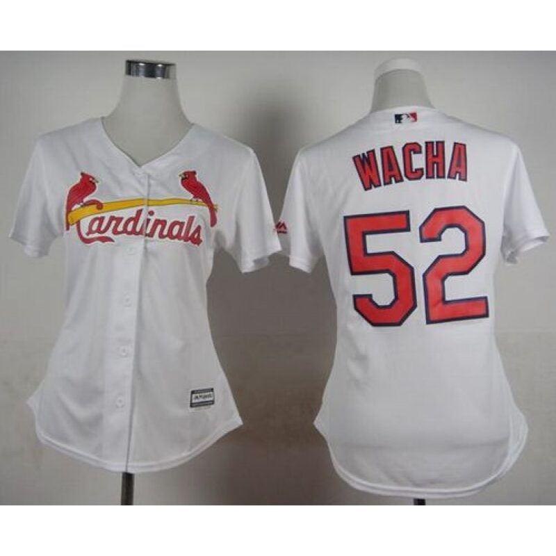 68635a4825ea9_1 Cardinals #52 Michael Wacha White Home Women's Stitched MLB Jersey