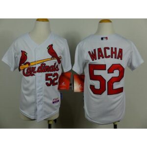 68635a4abc7fc_1 Cardinals #52 Michael Wacha White Cool Base Stitched Youth MLB Jersey